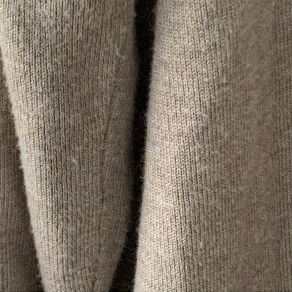 Zara Knit Lightweight Tan Brown Cardigan Women’s Medium With Pockets - Picture 9 of 10